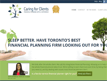 Tablet Screenshot of caringforclients.com